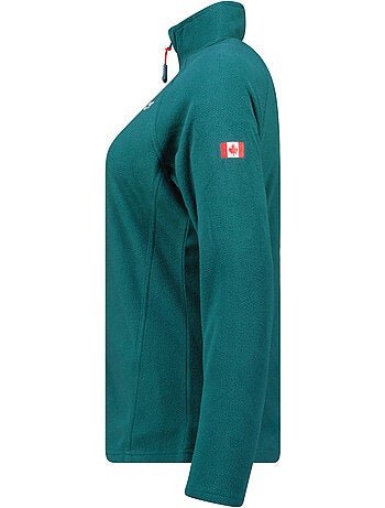 Chaqueta polar con cremallera y cuello alto tugeak – canadian peak