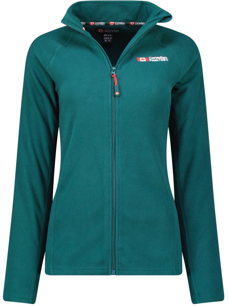 Chaqueta polar con cremallera y cuello alto tugeak – canadian peak Verde oscuro - Kiabi