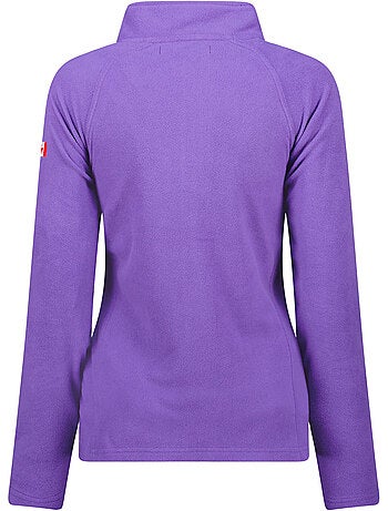 Chaqueta polar con cremallera y cuello alto tugeak – canadian peak