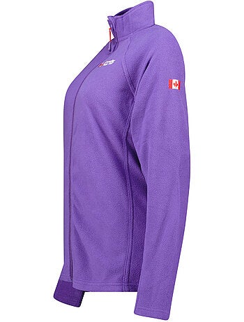 Chaqueta polar con cremallera y cuello alto tugeak – canadian peak
