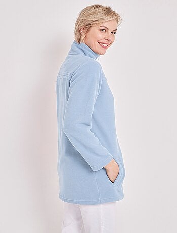 Chaqueta polar con cremallera y mangas largas. - Afibel