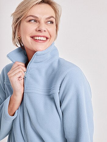 Chaqueta polar con cremallera y mangas largas. - Afibel