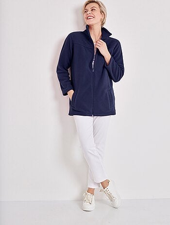 Chaqueta polar con cremallera y mangas largas. - Afibel