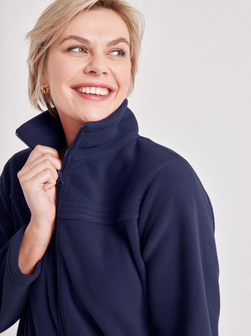 Chaqueta polar con cremallera y mangas largas. - Afibel - Kiabi