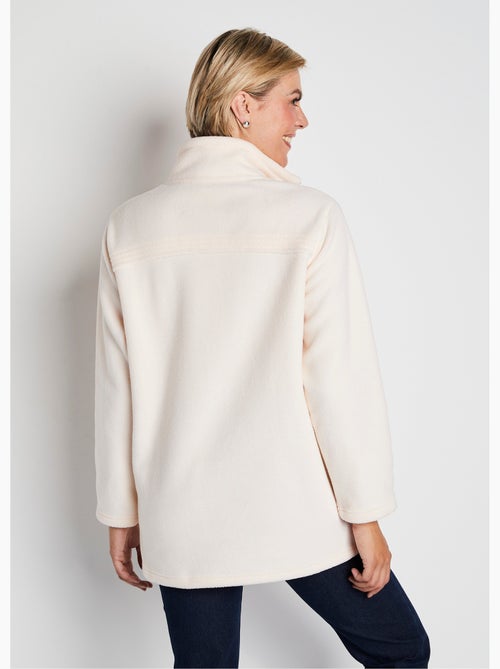 Chaqueta polar con cremallera y mangas largas. - Afibel - Kiabi