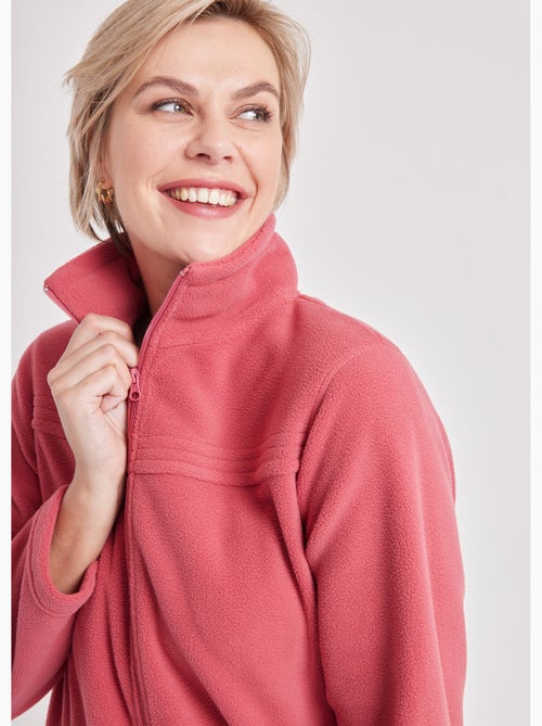 Chaqueta polar con cremallera y mangas largas. - afibel - Kiabi