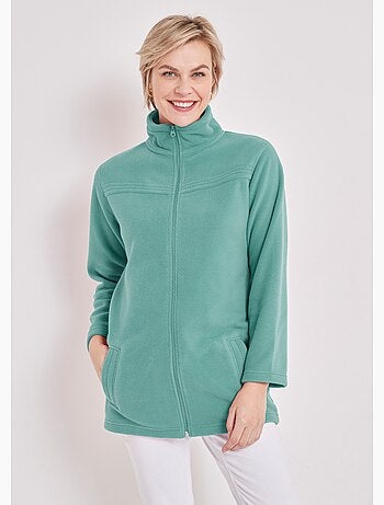 Chaqueta polar con cremallera y mangas largas. - Afibel
