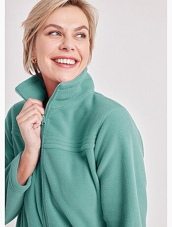 Chaqueta polar con cremallera y mangas largas. - Afibel