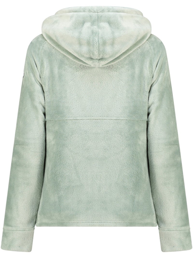Chaqueta polar fina con capucha ulotteak – canadian peak Verde pastel - Kiabi