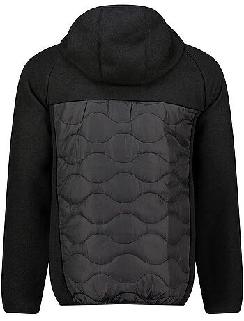 Chaqueta polar gruesa bimaterial con capucha tenessoeak – canadian peak