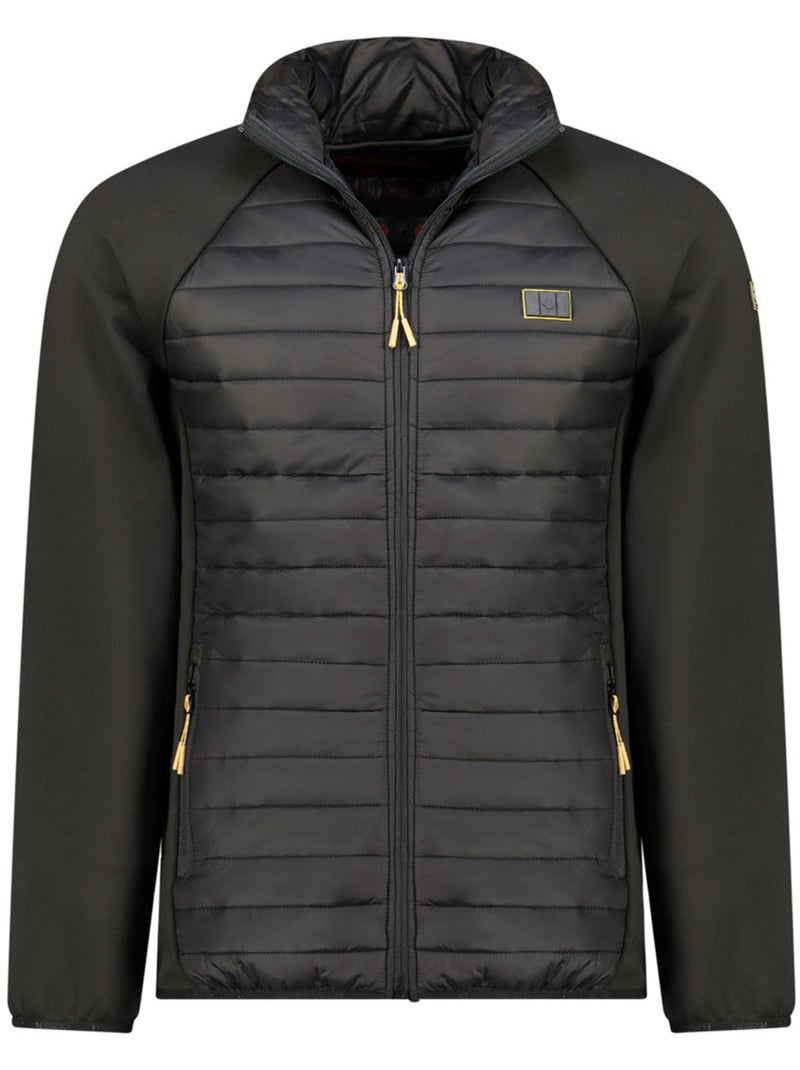 Chaqueta polar gruesa bimaterial touroeak – canadian peak Negro - Kiabi