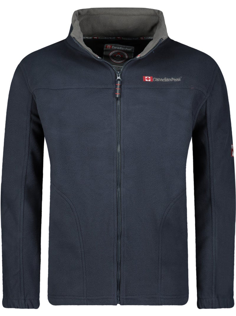 Chaqueta polar gruesa con cremallera ultona – canadian peak Azul marino - Kiabi