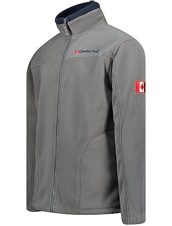 Chaqueta polar gruesa con cremallera ultona – canadian peak