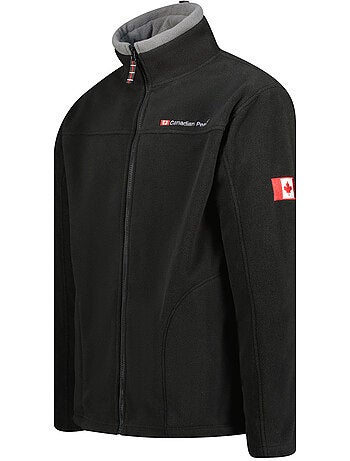 Chaqueta polar gruesa con cremallera ultona – canadian peak