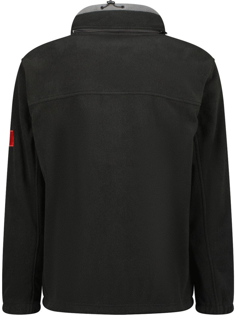 Chaqueta polar gruesa con cremallera ultona – canadian peak Negro - Kiabi