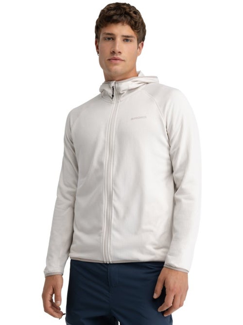 Chaqueta polar ligera capucha montaña hombre senderismo hombre stride stone - Kiabi