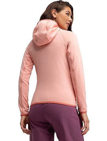 Chaqueta polar ligera capucha montaña mujer senderismo mujer ember