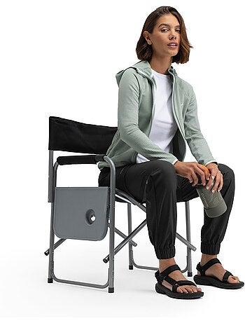 Chaqueta polar ligera capucha montaña mujer senderismo mujer ember