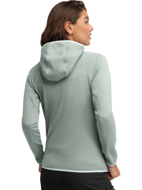 Chaqueta polar ligera capucha montaña mujer senderismo mujer ember - Kiabi Chaqueta polar ligera capucha montaña mujer senderismo mujer ember - Kiabi