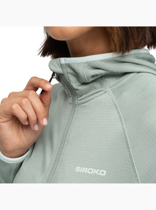 Chaqueta polar ligera capucha montaña mujer senderismo mujer ember - Kiabi Chaqueta polar ligera capucha montaña mujer senderismo mujer ember - Kiabi
