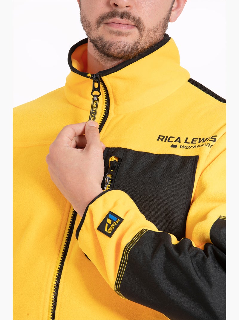 Chaqueta polar micro-aireada WAFT 'Rica Lewis' Amarillo - Kiabi