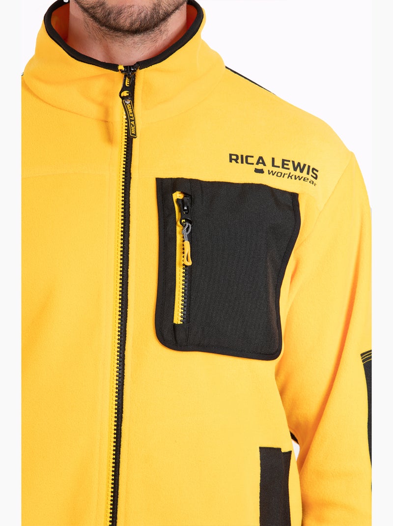 Chaqueta polar micro-aireada WAFT 'Rica Lewis' Amarillo - Kiabi