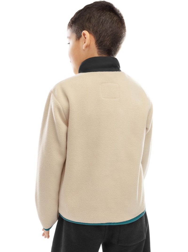 Chaqueta polar niño esquí y nieve niños y niñas spy Beige - Kiabi