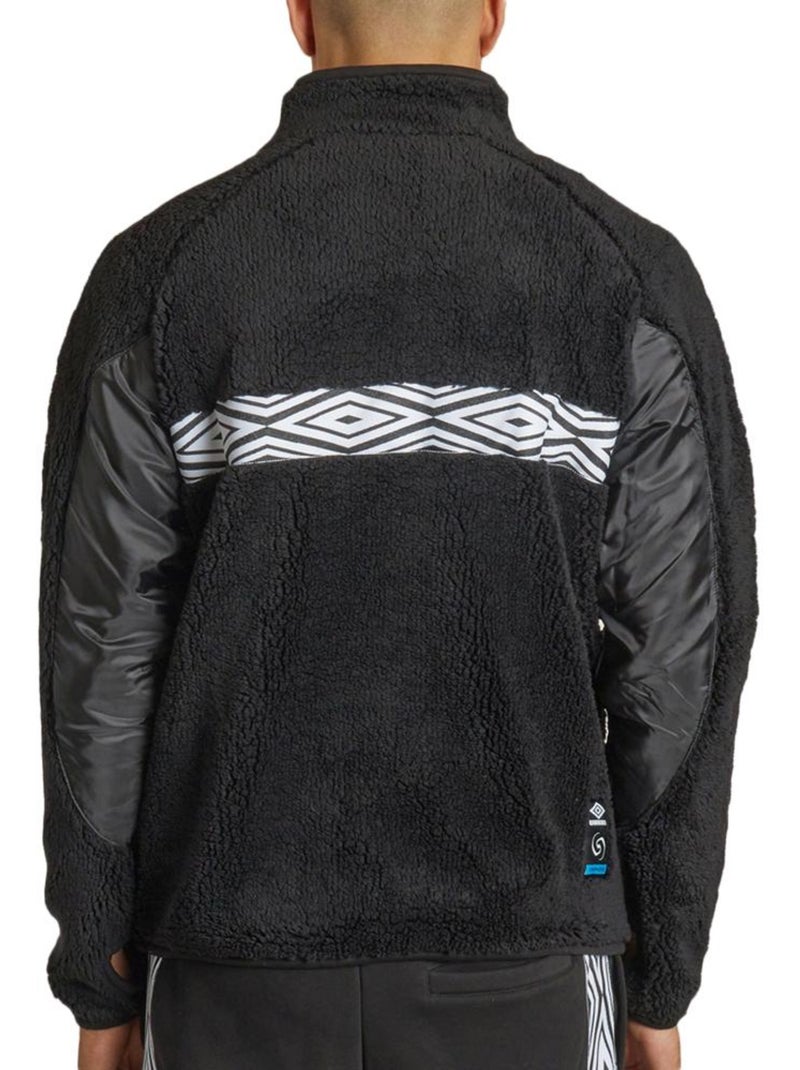 Chaqueta Polar Sherpa Umbro para Hombre Negro - Kiabi