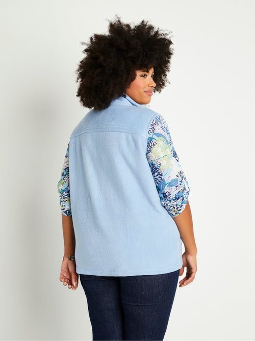Chaqueta polar sin mangas con cremallera - Afibel - Kiabi