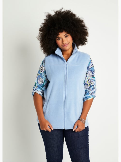 Chaqueta polar sin mangas con cremallera - Afibel - Kiabi