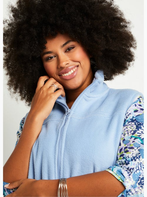 Chaqueta polar sin mangas con cremallera - Afibel - Kiabi