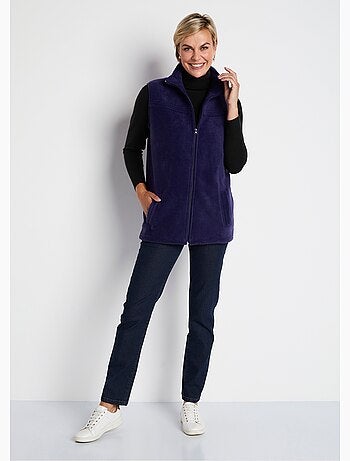 Chaqueta polar sin mangas con cremallera - Afibel