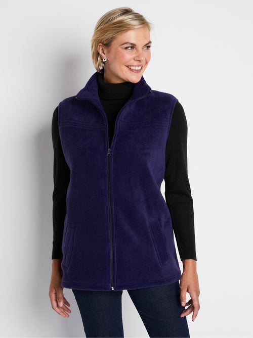 Chaqueta polar sin mangas con cremallera - Afibel - Kiabi