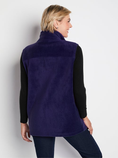 Chaqueta polar sin mangas con cremallera - Afibel - Kiabi
