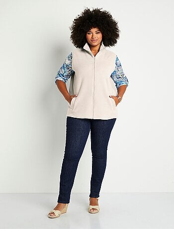 Chaqueta polar sin mangas con cremallera - Afibel