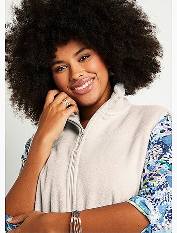 Chaqueta polar sin mangas con cremallera - Afibel