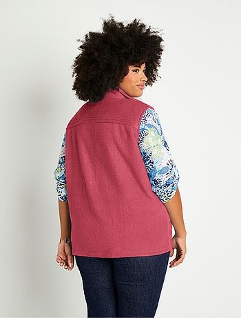 Chaqueta polar sin mangas con cremallera - Afibel