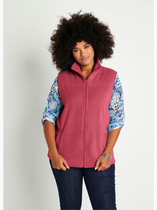 Chaqueta polar sin mangas con cremallera - Afibel - Kiabi