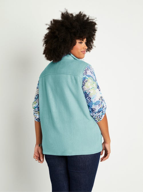 Chaqueta polar sin mangas con cremallera - Afibel - Kiabi