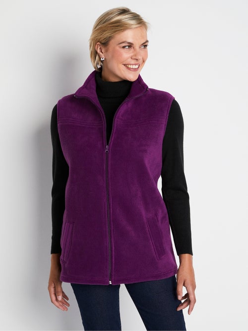Chaqueta polar sin mangas con cremallera - Afibel - Kiabi