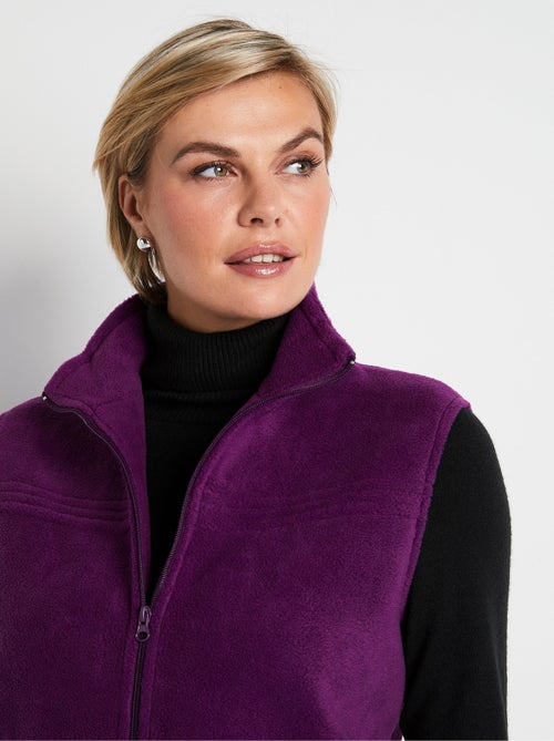 Chaqueta polar sin mangas con cremallera - Afibel - Kiabi