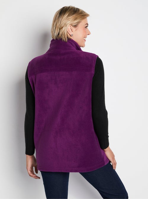 Chaqueta polar sin mangas con cremallera - Afibel - Kiabi