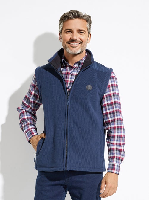 Chaqueta polar sin mangas con cuello alto - Afibel - Kiabi