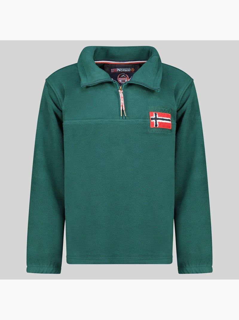 Chaqueta polar tequateur – geographical norway Verde oscuro - Kiabi