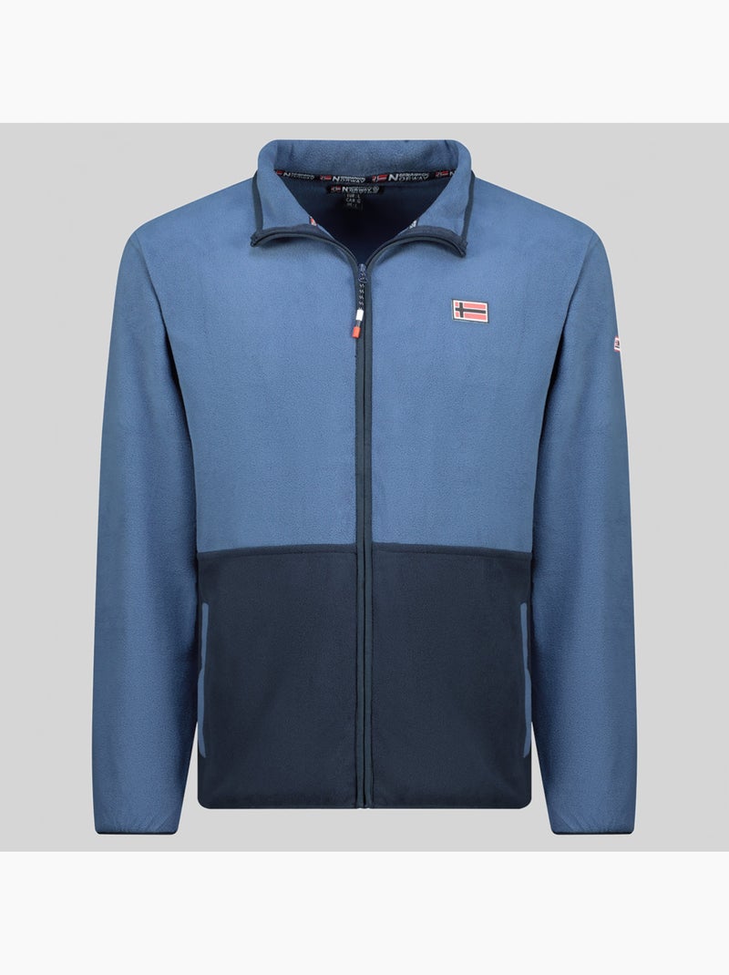 Chaqueta polar touki fz – geographical norway Azul vaquero - Kiabi