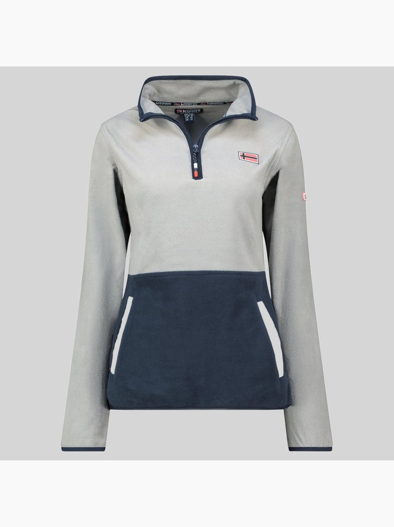 Chaqueta polar touki hz – geographical norway Gris claro - Kiabi