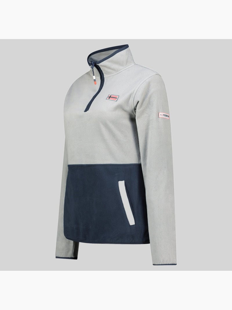 Chaqueta polar touki hz – geographical norway Gris claro - Kiabi
