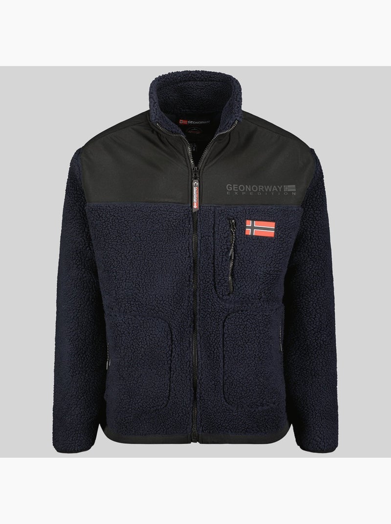 Chaqueta polar tuvalu – geographical norway Azul marino - Kiabi