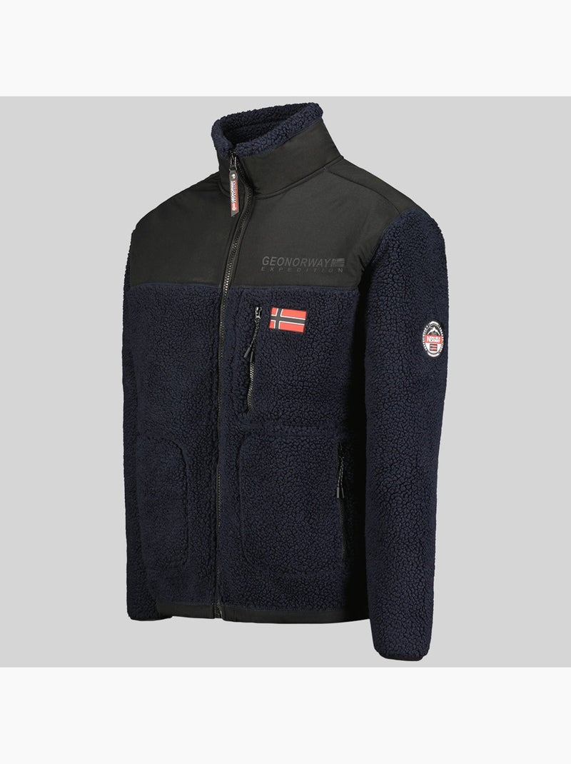 Chaqueta polar tuvalu – geographical norway Azul marino - Kiabi
