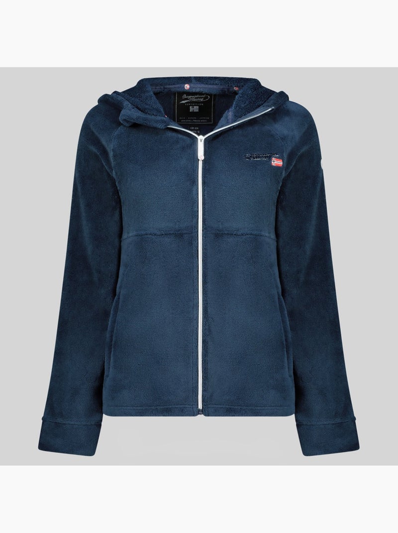 Chaqueta polar uliota – geographical norway Azul marino - Kiabi